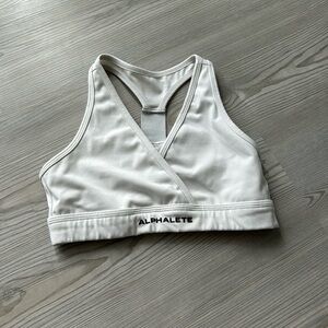 Alphalete surface wrap sports bra